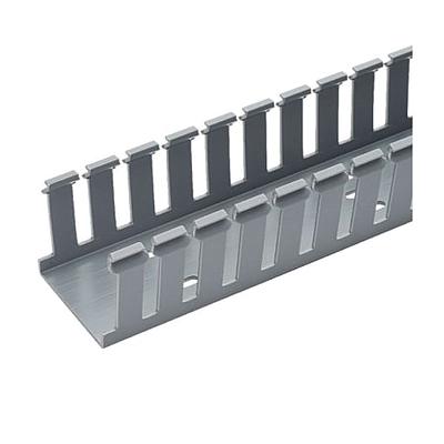 Slotted Duct, PVC,2X4X6',ADH,LGRY