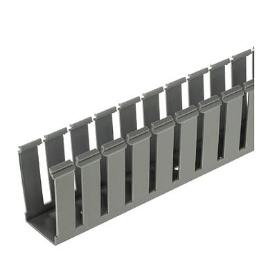 Slotted Duct, PVC,2X5X6',LGRY