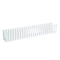 Slotted Duct, PVC,3X4X6',WH