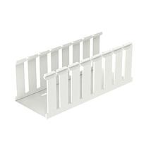 Slotted Duct, PVC,6"X4"X6',LGRY