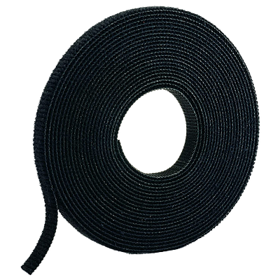 PANDUIT Rollo de Cinta de Contacto, Velcro, 4.5m de Largo 19.1 mm de Ancho, Negro - HLS15R0