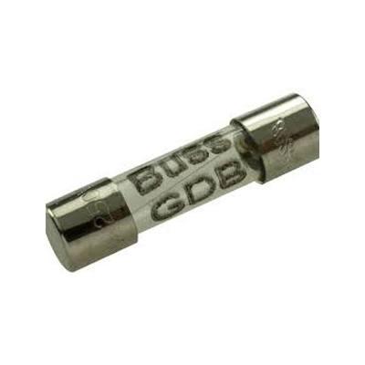 Fusible rápido Bussmann 5X20MM 1.6A 250V Vidrio, GDB1.6A