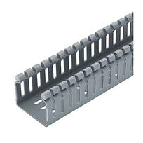 Slotted Hinged Duct,PVC,3X4X6',Light Gra