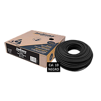 INDTHW10NC - CABLE DE COBRE MONOPOLAR CAL 10 AWG TIPO THW-LS/THHW-LS 600V 75/90°C NEGRO - CARR 100mts