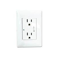TOTAL GROUND Contacto Inteligente de Pared Doble, 120/220V, 20A, Tipo A, Supresor de Picos - INTELIGROUND