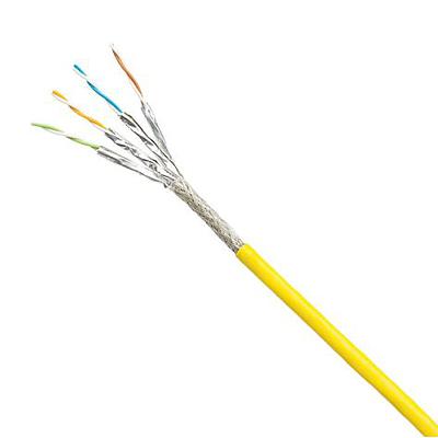 PANDUIT Cable de cobre S / FTP, Categoría 6, industrial, 4 pares, Amarillo - ISX6004AYLLED