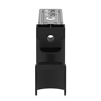 Sistema de gancho en J StrongHold™ negro, PA 6.6/metal, montaje en techo, 0,75" - JP75CMB-L20