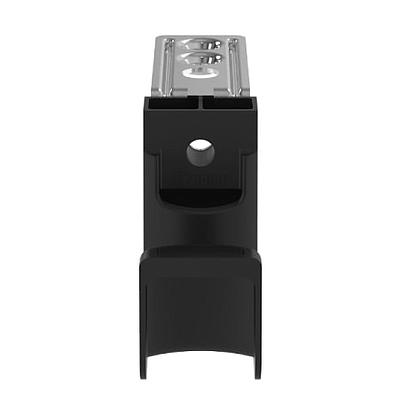 Sistema de gancho en J StrongHold™ negro, PA 6.6/metal, montaje en techo, 0,75" - JP75CMB-L20