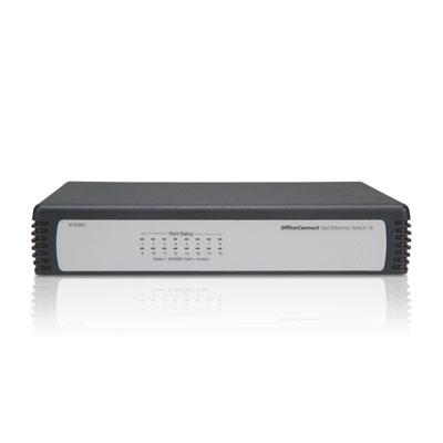 Switch HPE 16 puertos, 1405-16, no administrable QOS capa 2, 10/100Mbps