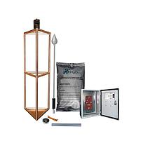 KIT PARARRAYOS PARA ALTA INCIDENCIA CON PUNTA EN ACERO INOXIDABLE