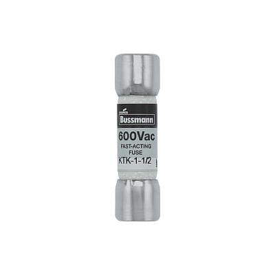 Fusible Suplementario 13/32" X 1-1/2" Rápido 600Vca
