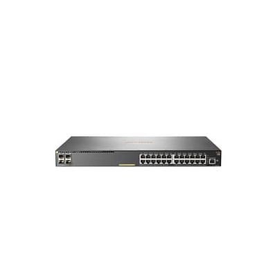 Switch 2930F Hpe Aruba, 24 puertos, nivel 3, Gris - JL255A