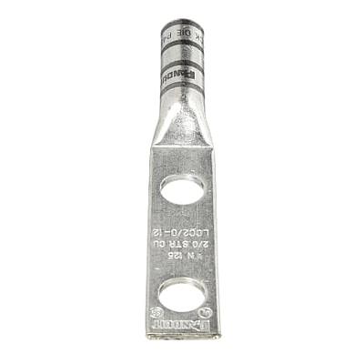 COPPER COMPRESSION LUG, 2 HOLE, 2/0 AWG,