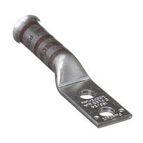 Copper Compression Lug, 2 Hole, #2 AWG,