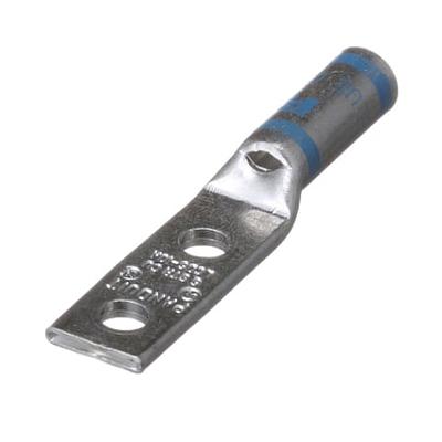 Copper Compression Lug, 2 Hole, #6 AWG,