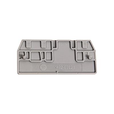 IEC End Barrier, 2 x 28.9 x 63mm