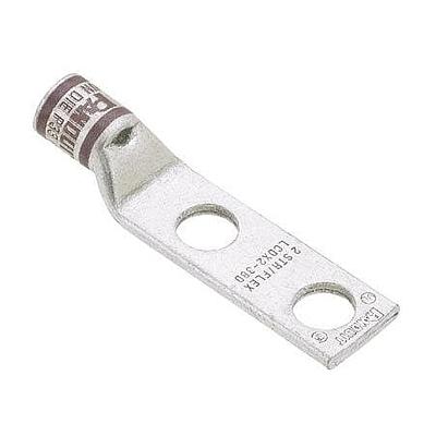Copper Compression Lug, 2 Hole, 500 kcmi