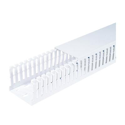 Slotted Metric Duct, PVC,100mm x 100mm x