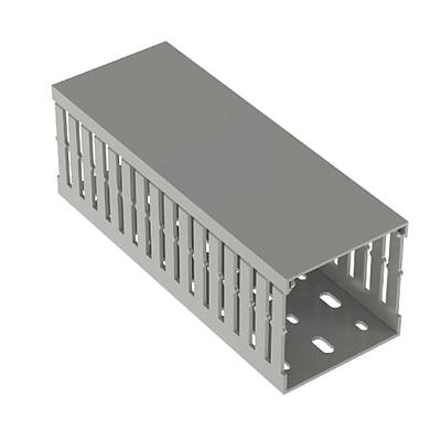 Slotted Metric Duct,PVC,75mm x 75mm x 2M