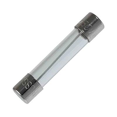Fusible 1-1/4" X 1-1/4" Tubo de Vidrio Acción Retardada 250Vca