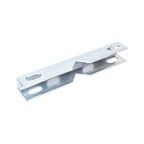 Soporte para instalación en piso falso a poste, acabado Electro Zinc, Charofil MG-51-141EZ