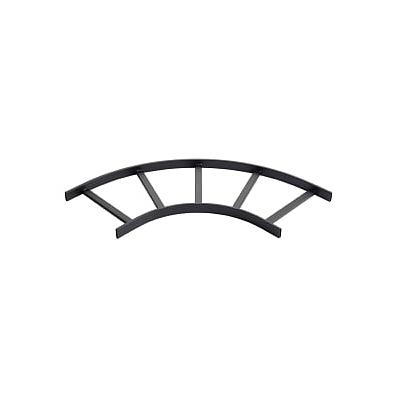 HOFFMAN Sección de curvatura en horizontal de 90 grados, negro - L90HB18BLK