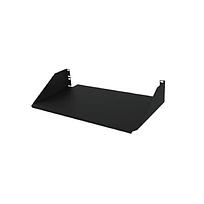 LACES Charola de teclado empatable, 2 UR, Acero, Negro - LA100CHEM