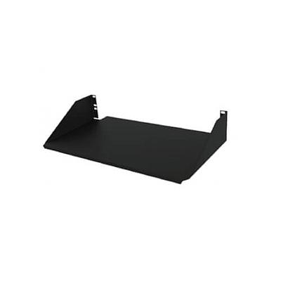 LACES Charola de teclado empatable, 2 UR, Acero, Negro - LA100CHEM