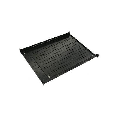 LACES Charola para gabinete ajustable, 1 UR, Hasta 50 Kg, Acero, Negro - LA300CHTL50