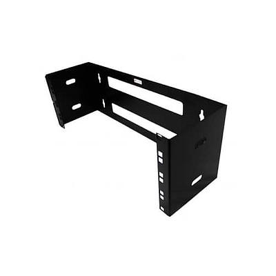 LACES Bracket de pared, 4 UR, Hasta 40 Kg, Con bisagras, Acero, Negro - LABP4