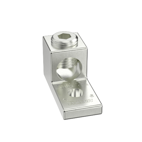 PANDUIT Conector mecánico de aluminio estañado, Un orificio - LAMA2/014QY