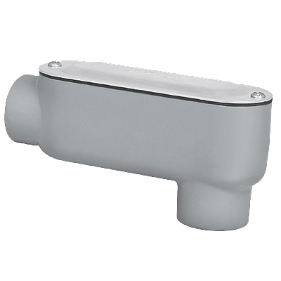 CROUSE HINDS Caja de registro, Serie 3, Tipo LB, Aluminio - LB-13