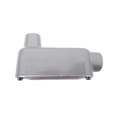 CROUSE HINDS Condulet tipo LB, Serie 3, 19 mm, Gris - LB-23