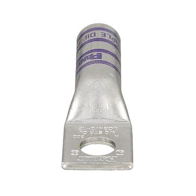 Copper Compression Lug, 1 Hole, 4/0 AWG,