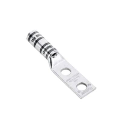 Copper Compression Lug, 2 Hole, 1/0 AWG,