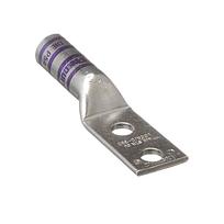 Copper Compression Lug, 2 Hole, 4/0 AWG,