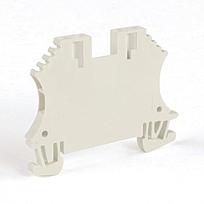 IEC 1-Ckt Feed-Thru Blk,2 Conn Pts,1.5mm