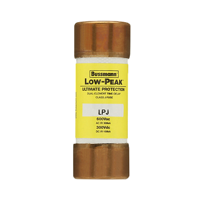 BUSSMANN Fusible Clase J, Doble Elemento, 2.5a, 600A, Acción Retardada - LPJ-2-1-4SP