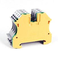 IEC 1-Ckt Feed-Thru Blk Motor Conn 4mm