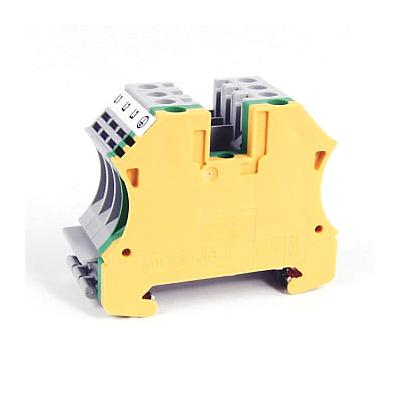 IEC 1-Ckt Feed-Thru Blk Motor Conn 4mm