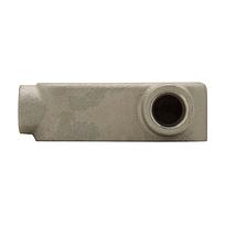 Condulet® Caja Registro Ovalada Serie 9 "Forma LR" en aluminio libre de cobre con pintura gris epóxica electroestática,  Entrada 1/2" NPT Incluye tapa de aluminio. Aplicación industrial