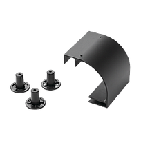 HOFFMAN Kit de caída radial, 12.00, Aluminio, Negro - LRD12BLK