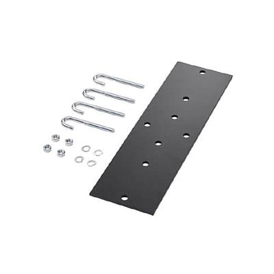 HOFFMAN Kit de placa de montaje de bastidor a pista, 6.00 y 12.00, Acero, Negro - LRRMPBLK