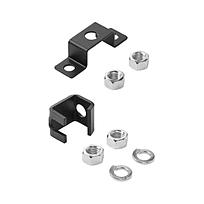 HOFFMAN Kit de soporte de bastidor a pasarela, Acero, Negro - LRWSBK
