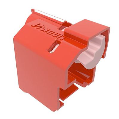 Dispositivos de bloqueo, estándar, color rojo, Incluye 10 dispositivos y una herramienta de extracción.