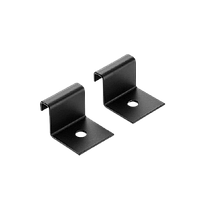 HOFFMAN Soporte de pared vertical, acero, plata - LVWB