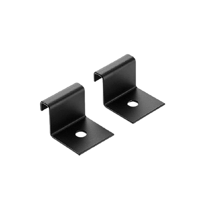 HOFFMAN Soporte de pared vertical, acero, plata - LVWB