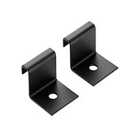 HOFFMAN Soporte de pared vertical, Acero, Negro - LVWBB