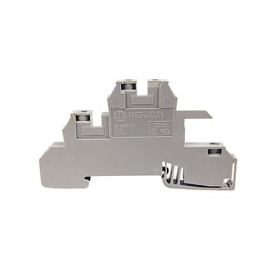 IEC 2Ckt Feed-Thru Blk 2 Stab Conn 2.5mm