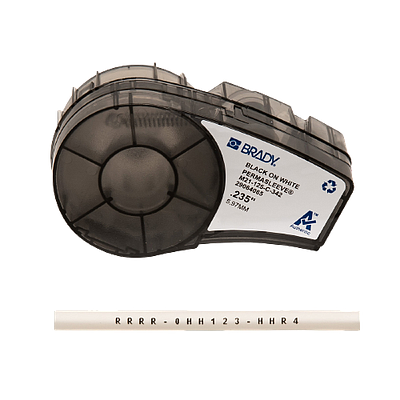 BRADY Etiquetas de poliéster transparentes, Para entornos hostiles, Serie BMP21 Plus - M21-125-C-342